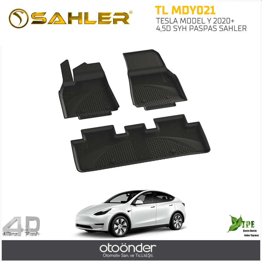 TESLA MODEL Y 2020+ 4,5D SYH PASPAS SAHLER