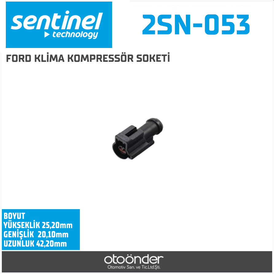 KLİMA KOMPRESÖR SOKETİ[DİŞİ][FORD / MAZDA]
