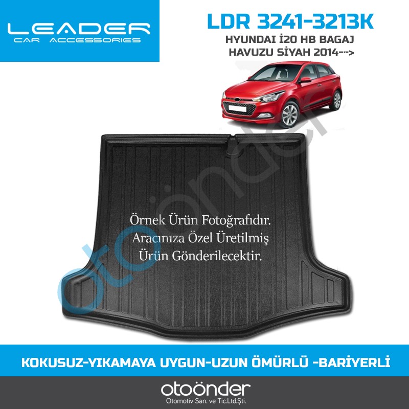 HYUNDAI İ20 HB BAGAJ HAVUZU SİYAH 2014-2019