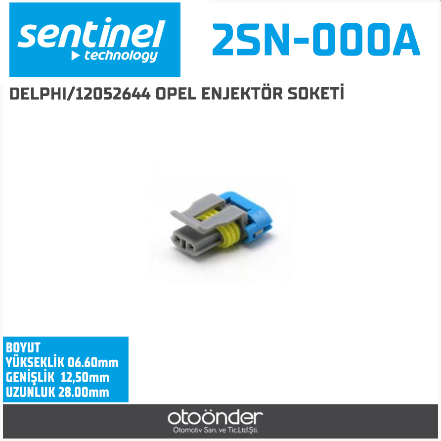 DELPHI/12052644 OPEL ENJEKTÖR SOKETİ