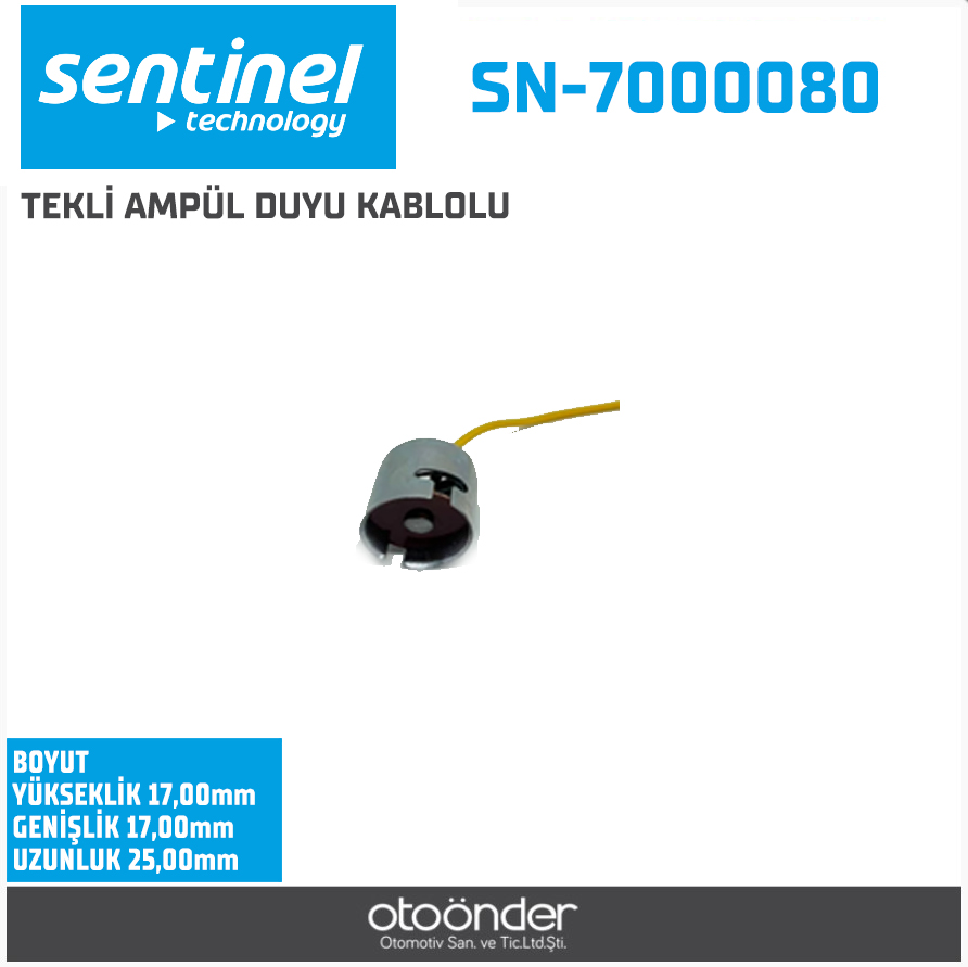 TEKLİ AMPÜL DUYU KABLOLU