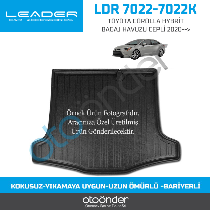 TOYOTA COROLLA HYBRİT BAGAJ HAVUZU CEPLİ 2020-->