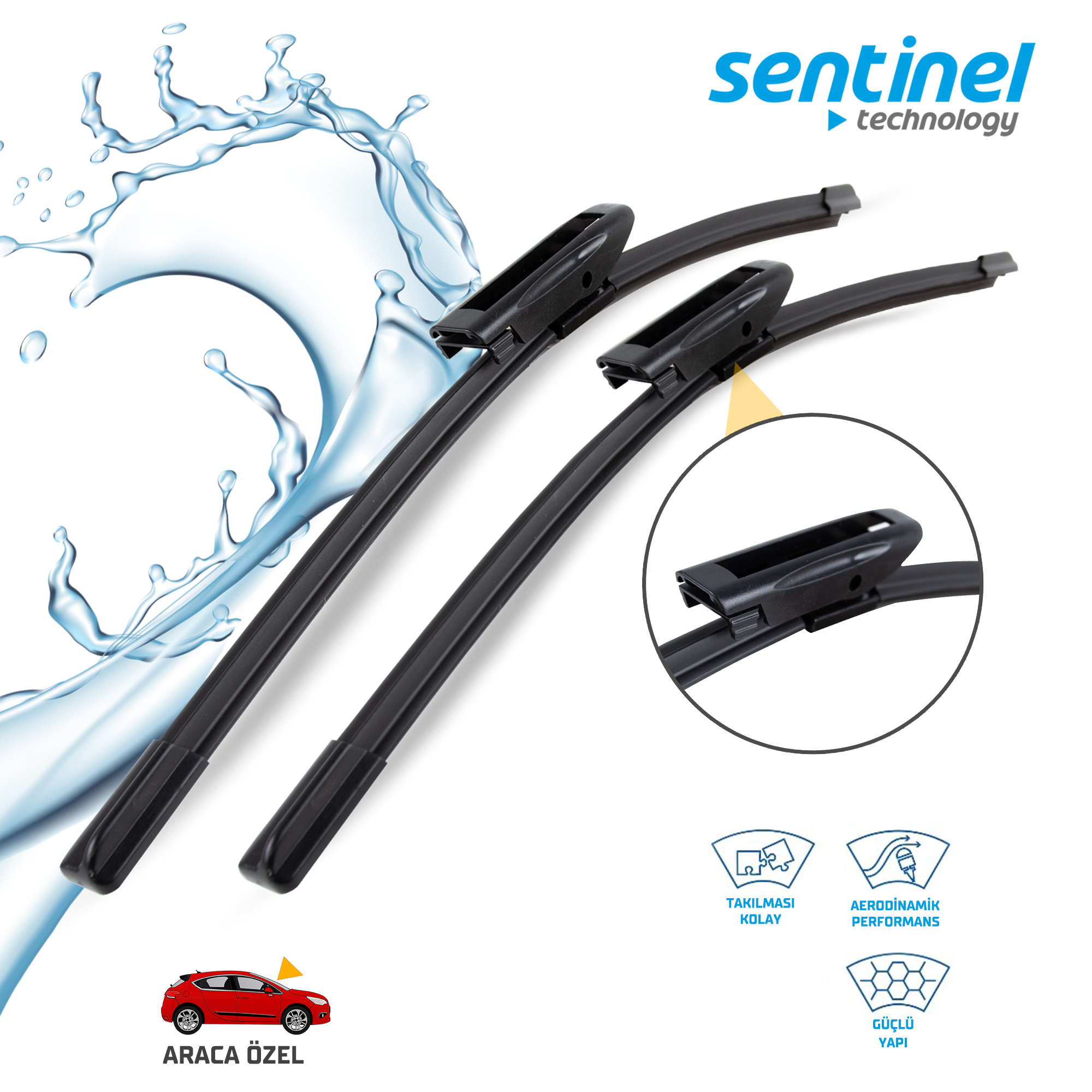 SÜPÜRGE TAKIM ÖN KANGO-2 2008->, KANGO EXPRESS-22008->, MERCEDES CITAN (415) 2012->,, 23"+21"