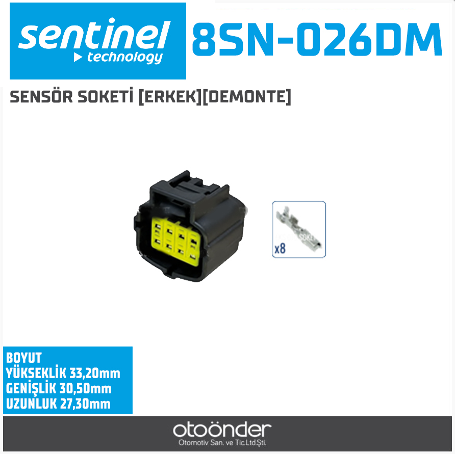 SENSÖR SOKETİ [ERKEK][DEMONTE]