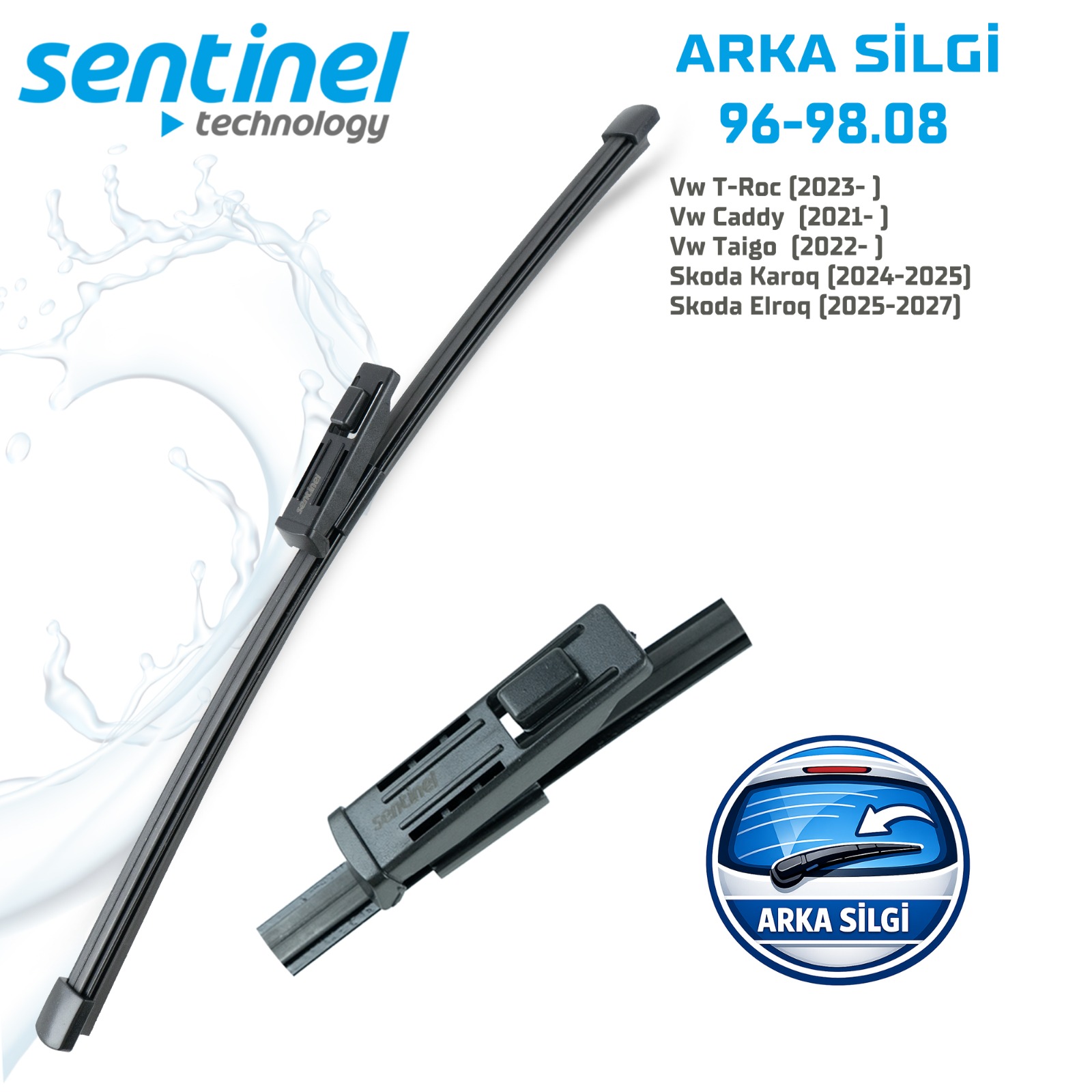 Arka Silgi Vw T-Roc (2023-) Caddy (2021-) Taigo. (2022-)Skoda Karoq (2024-) Elroq (2025-2027)