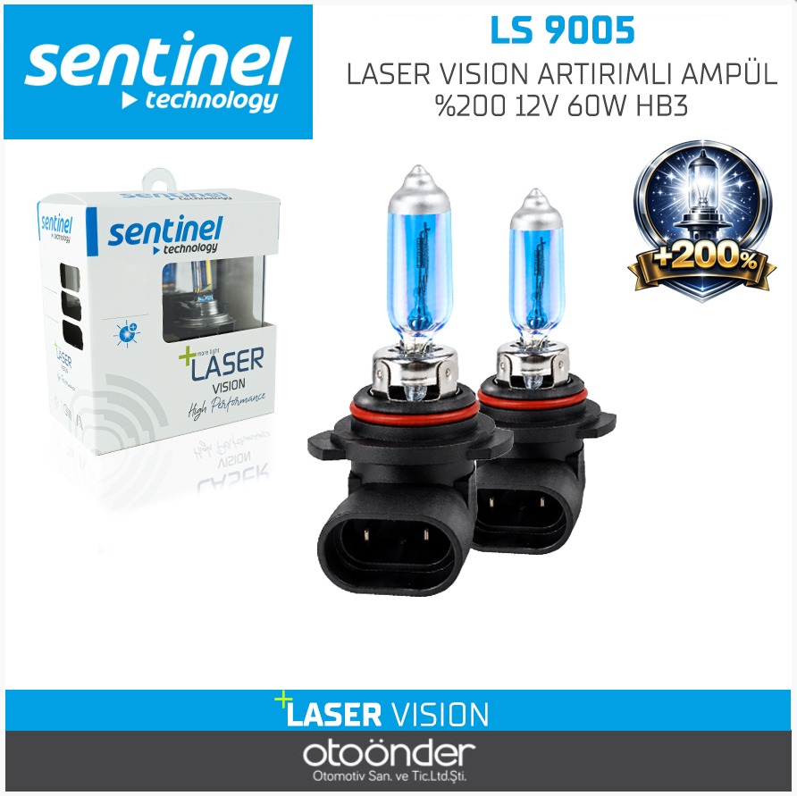 LASER VISION ARTIRIMLI AMPÜL %200 12V 65W