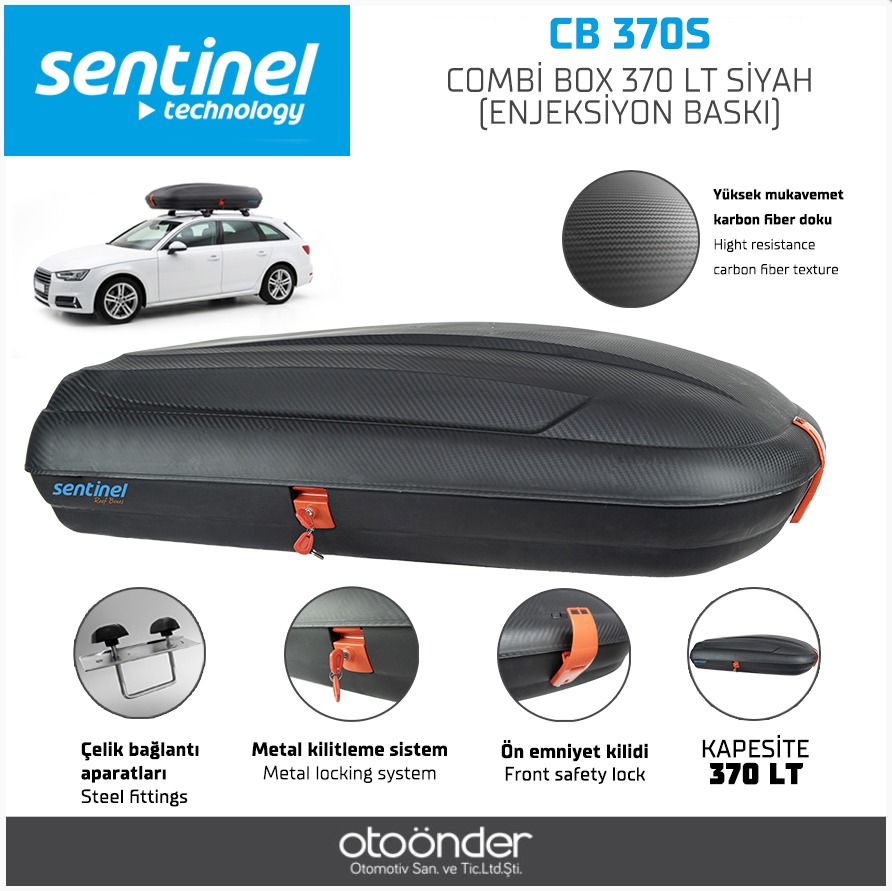 COMBİ BOX 370 LT SİYAH (ENJEKSİYON BASKI)