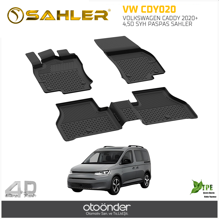 VOLKSWAGEN CADDY 2020+ 4,5D SYH PASPAS SAHLER