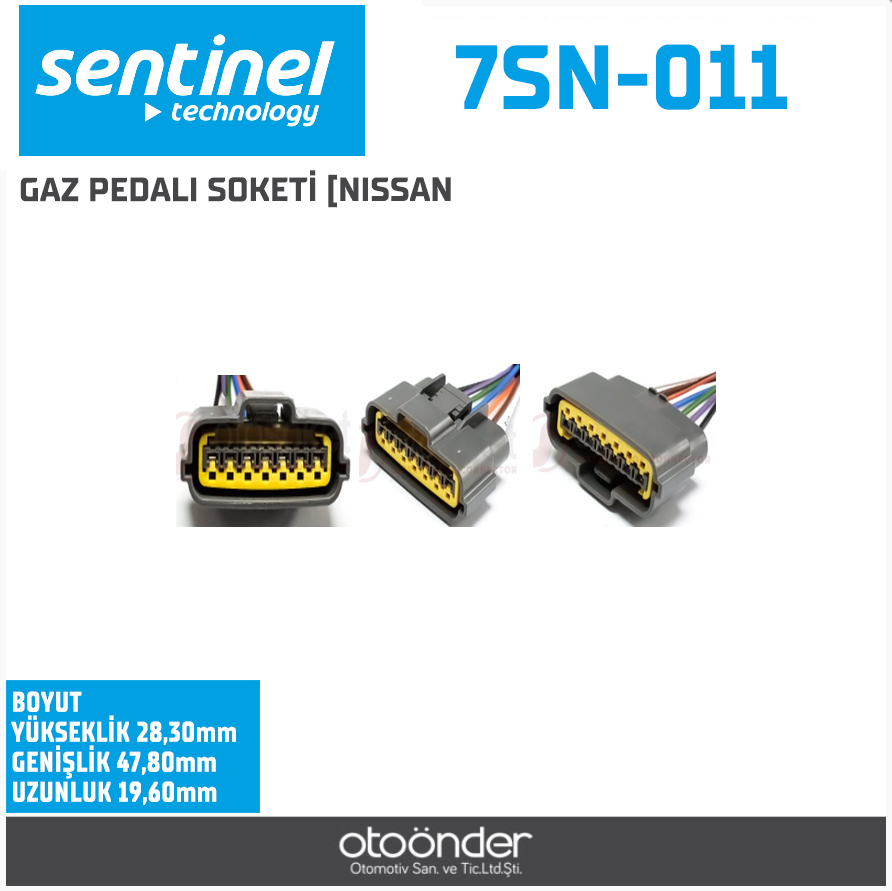 HONDA BOBİN SOKETİ NİSSAN GAZPEDAL SOKETİ