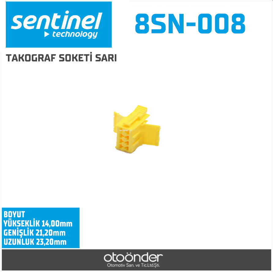 TAKOGRAF SOKETİ SARI