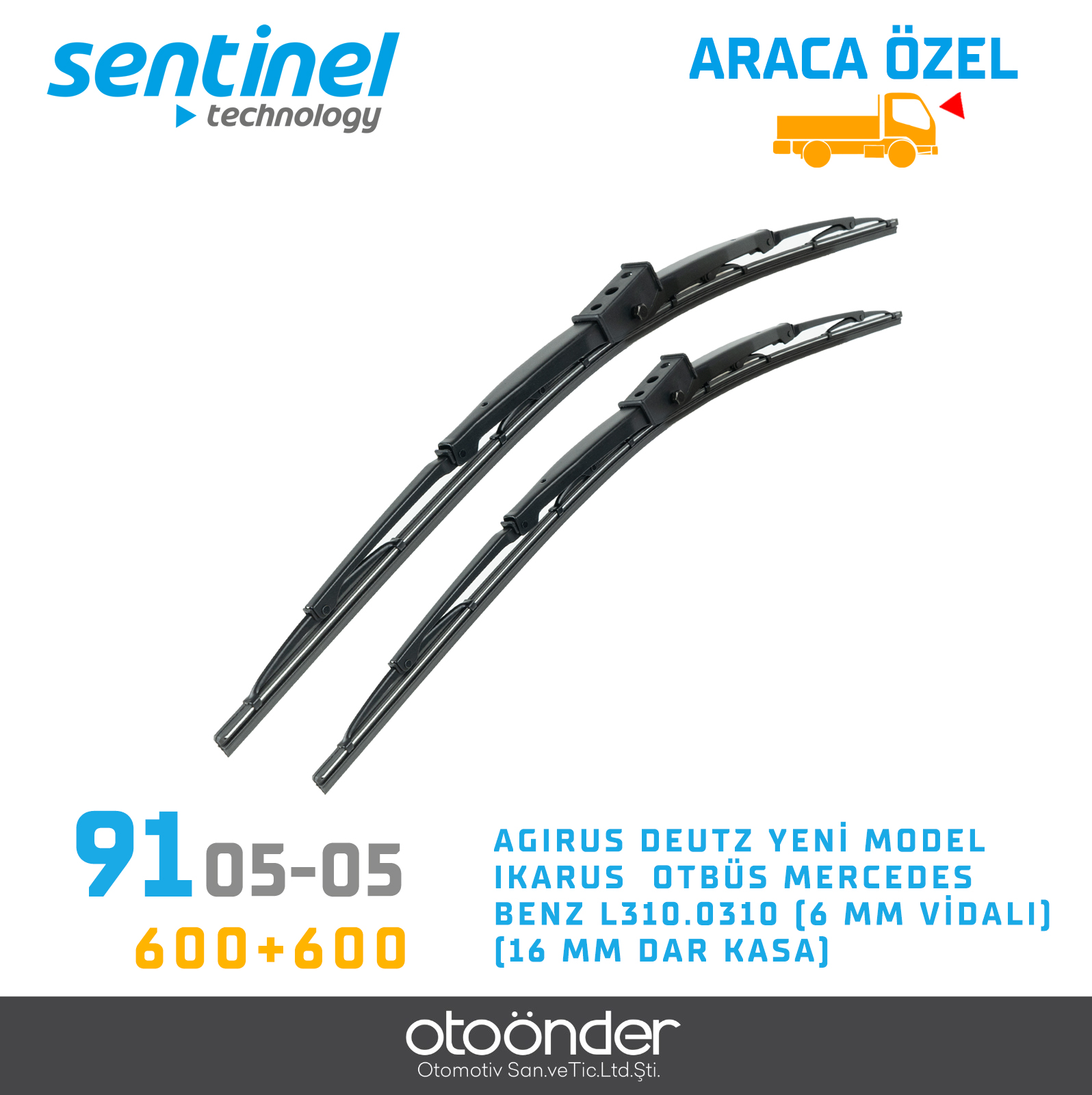 SİLECEK SÜPÜRGESİ MAGIRUS DEUTZ YENİ MODEL IKARUS. OTOBÜS MERCEDES L.0310 TAKIM 600mm+600mm