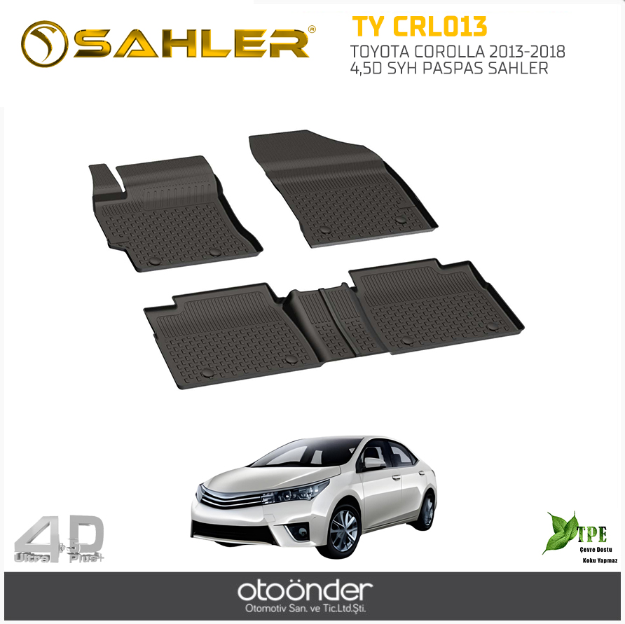 TOYOTA COROLLA 2013-2018 4,5D SYH PASPAS SAHLER