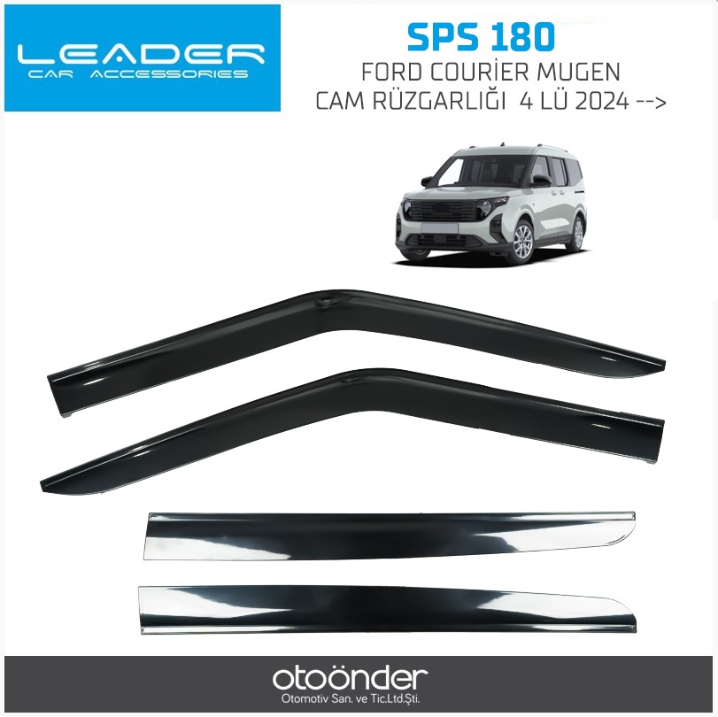 FORD COURİER MUGEN CAM RÜZGARLIĞI  4LÜ 2024-->