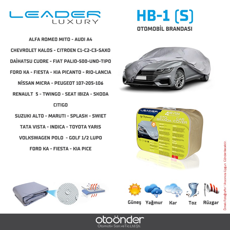 EKO BRANDA HUYUNDAİ GETZ, İ10, CITROEN C1, C2, DS3. FIAT PALIO, 500, UNO, TIPO, FORD KA, NISSAN MİCRA, TOYOTA YARIS, VOLKSWAGEN POLO, MERCEDES A