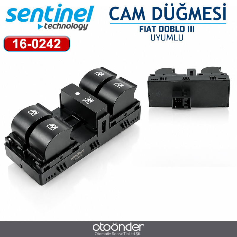 CAM ANAHTARI FIAT DOBLO III SOL DÖRTLÜ 12 FİŞ