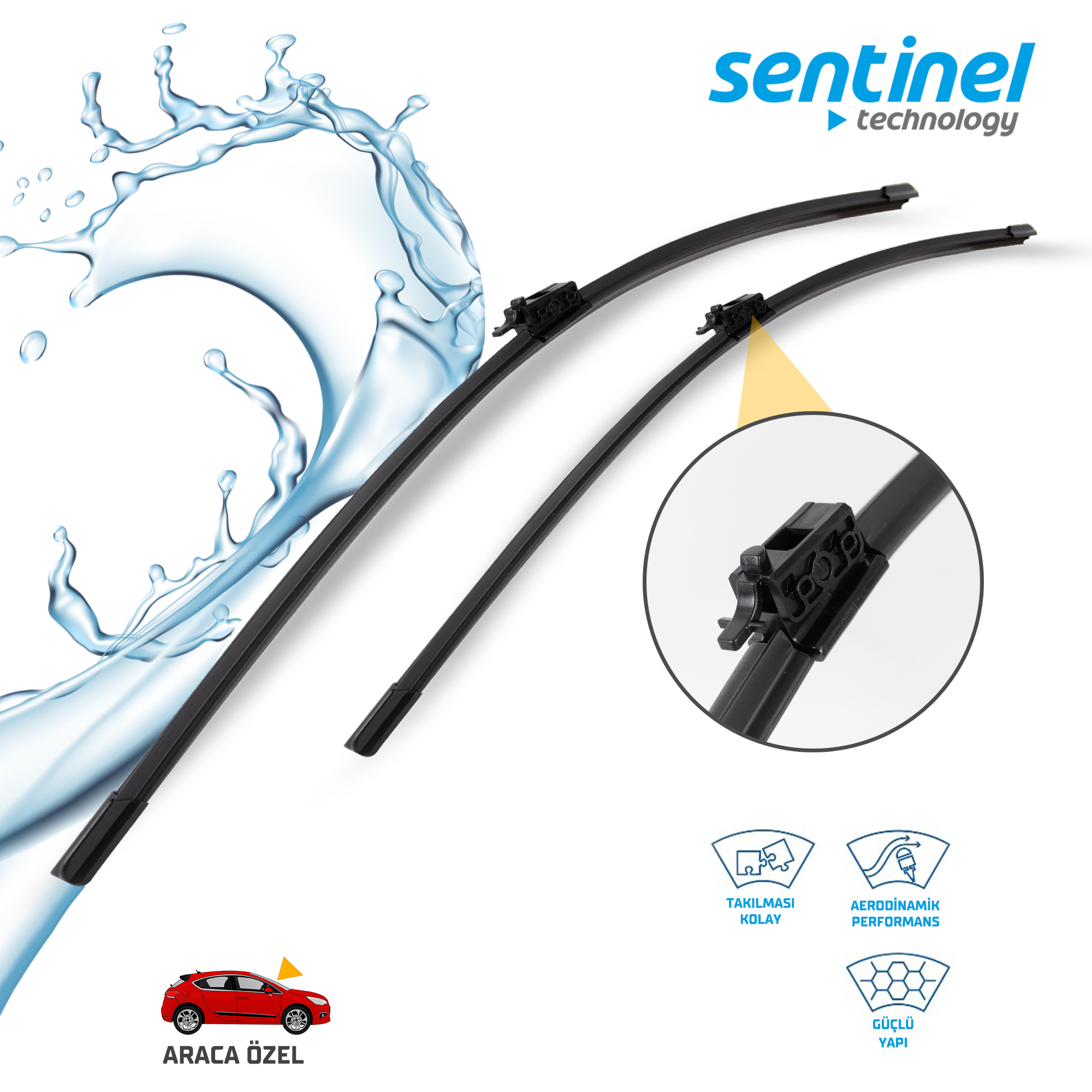 SÜPÜRGE TK ÖN MERCEDES C-CLASS W205 01.08.2014->,,GLC 253 SERİ 2015->