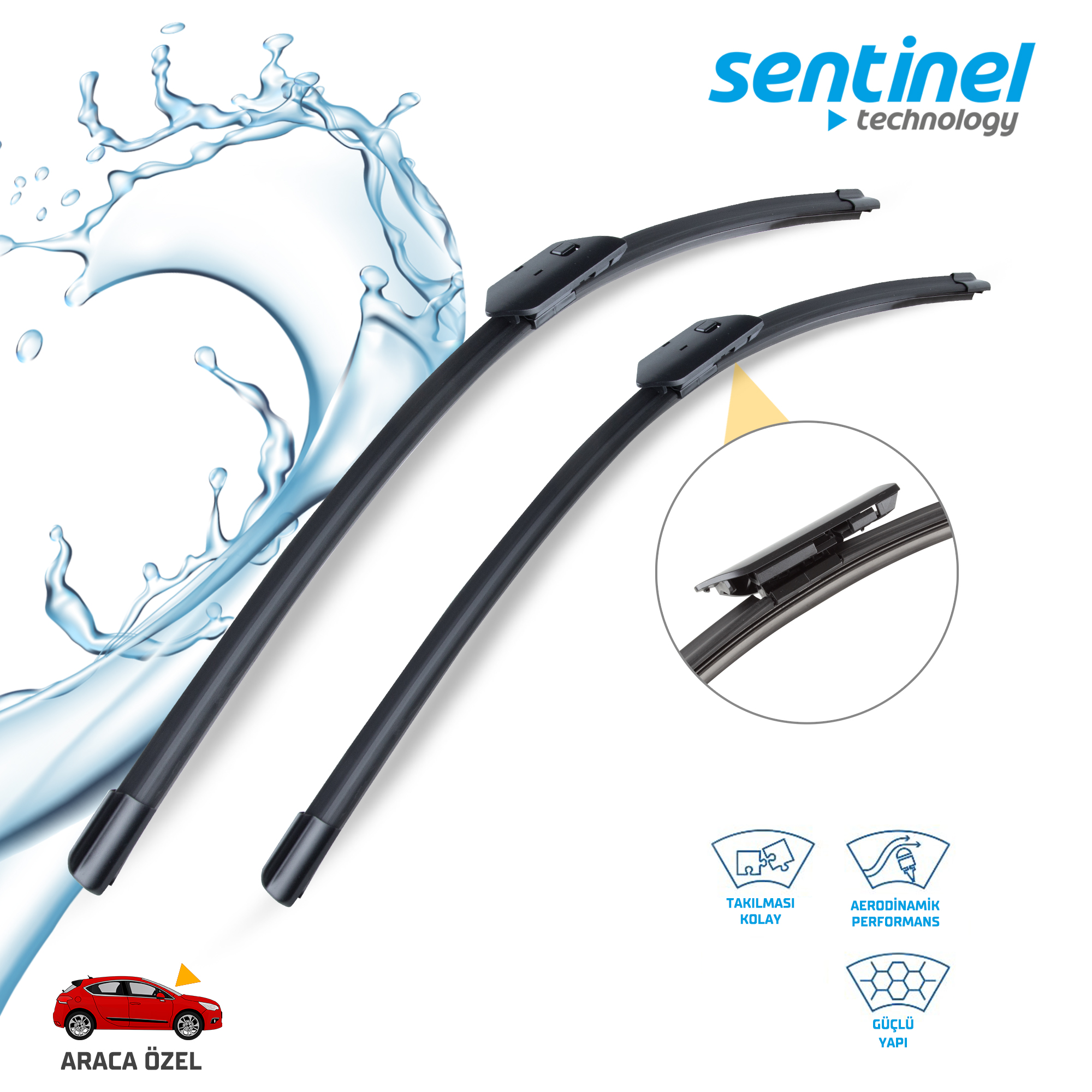 SÜPÜRGE TK ÖN CHERY TİGGO 8  PRO   23"+18"