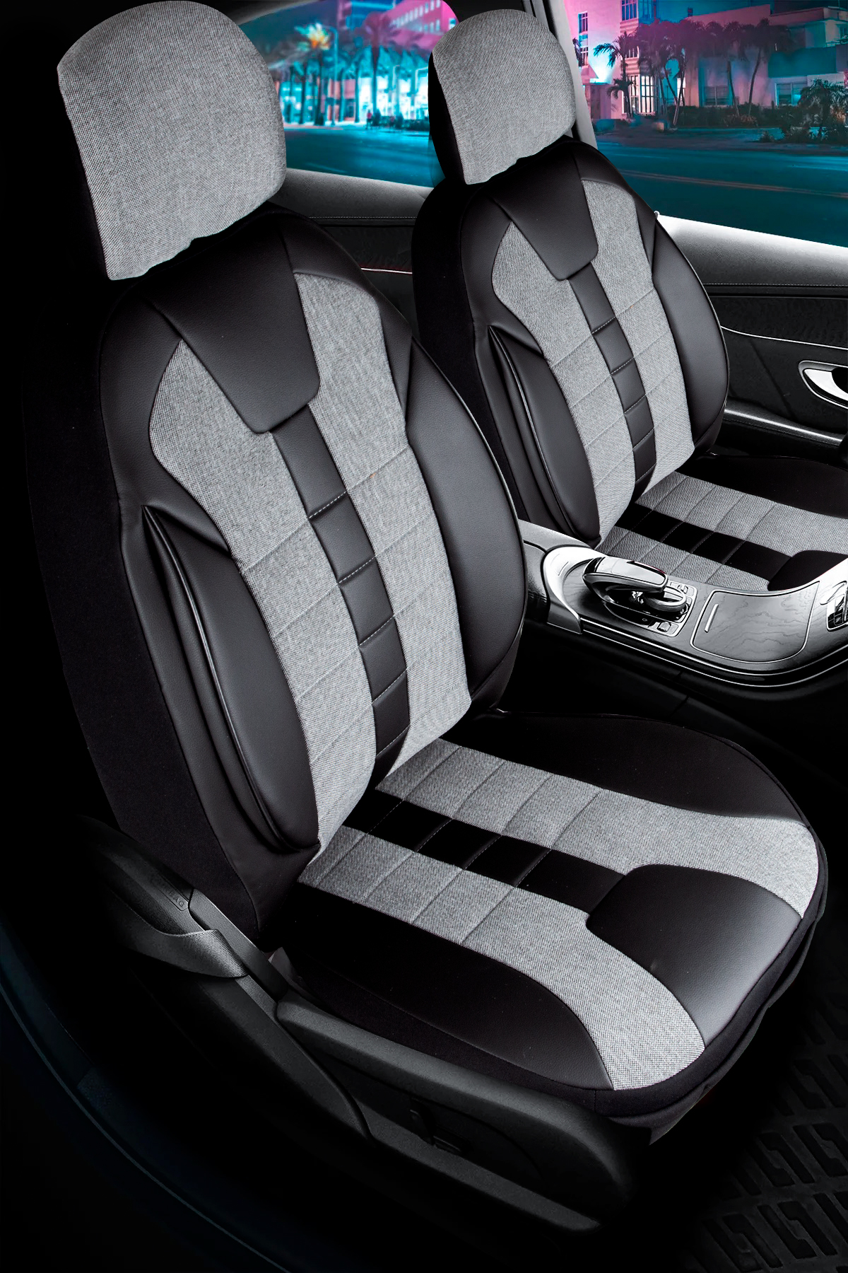 VİSTA OTO KILIFI STANDART FÜME_ LEADER