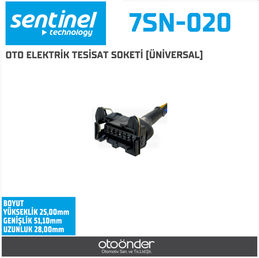 OTO ELEKTRİK TESİSAT SOKETİ [ÜNİVERSAL]