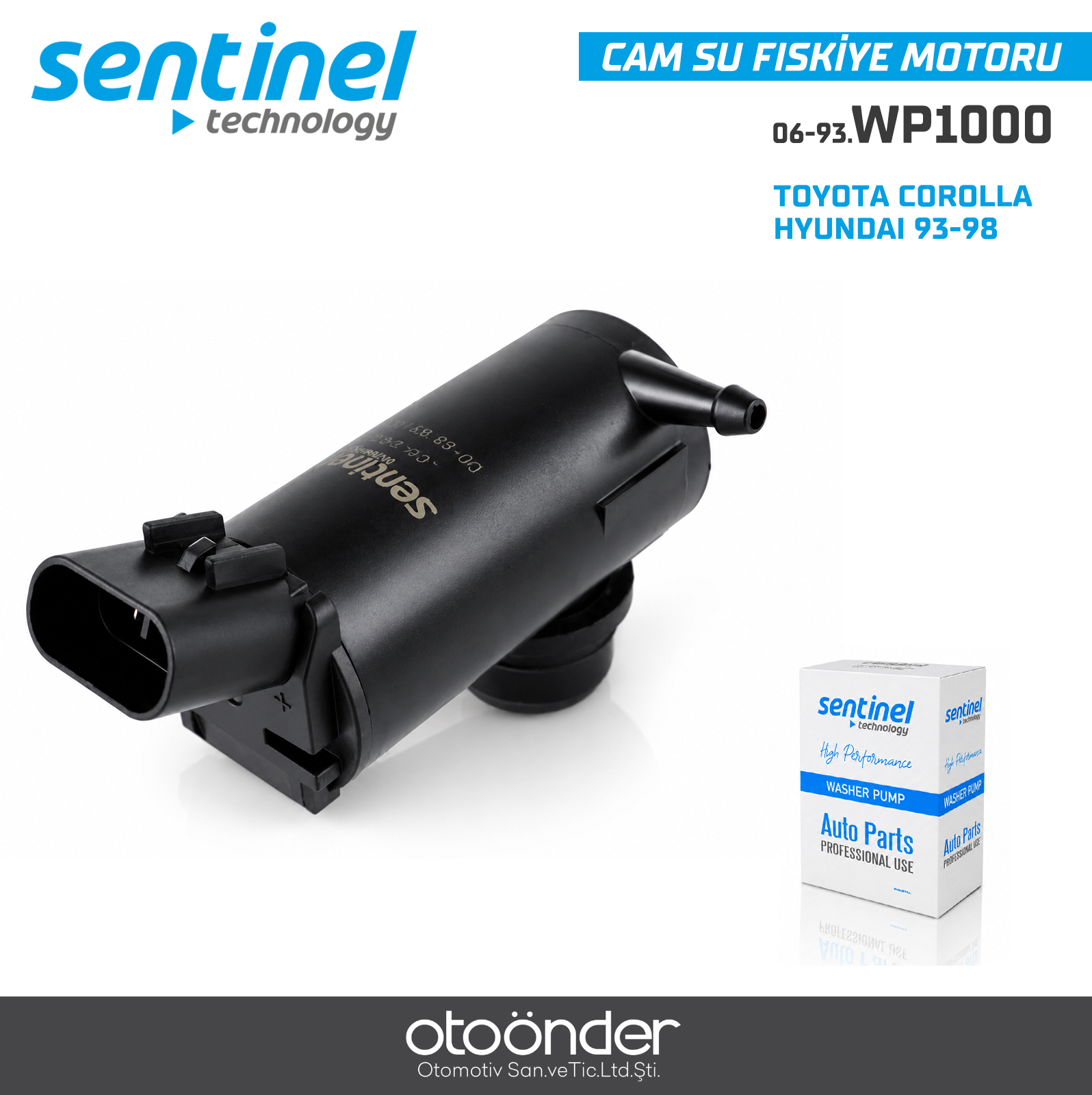 CAM SU FİSKİYE MOTORU TOYOTA COROLLA/HYUNDAI 93-98