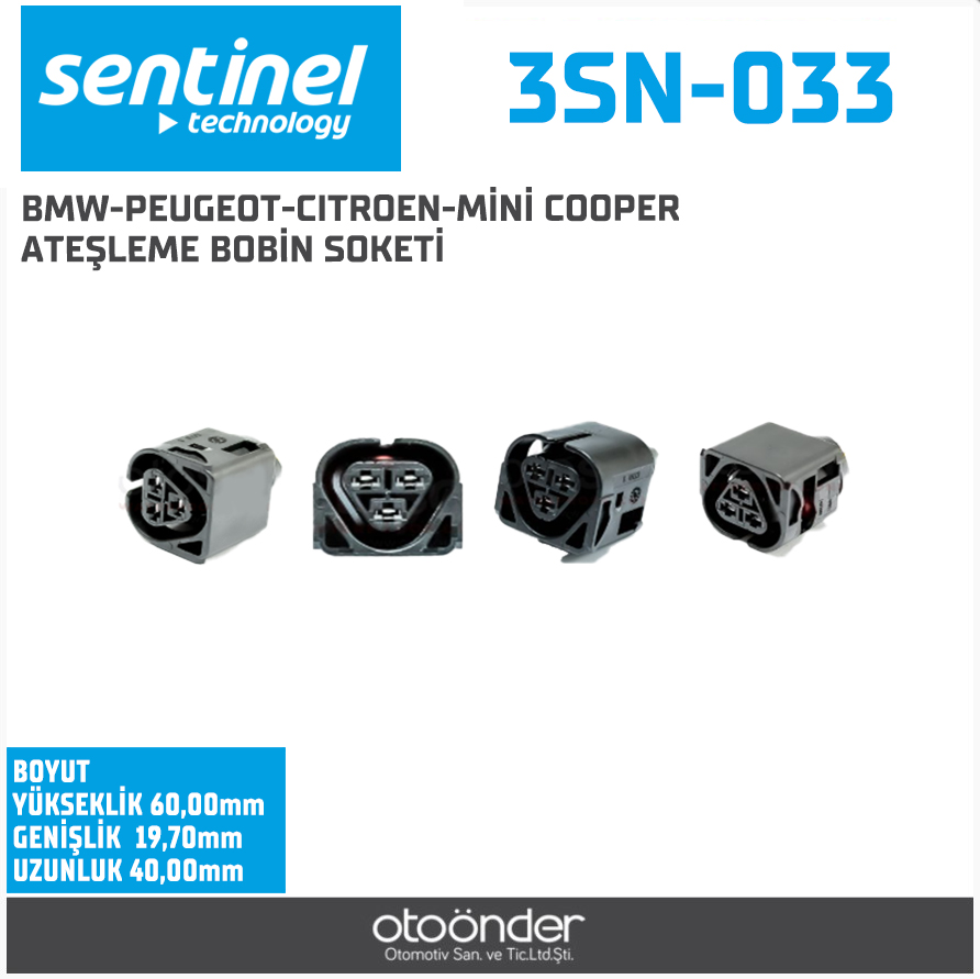 ATEŞLEME BOBİNİ SOKETİ[BMW / CITROEN / MINI COOPER / PEUGEOT]
