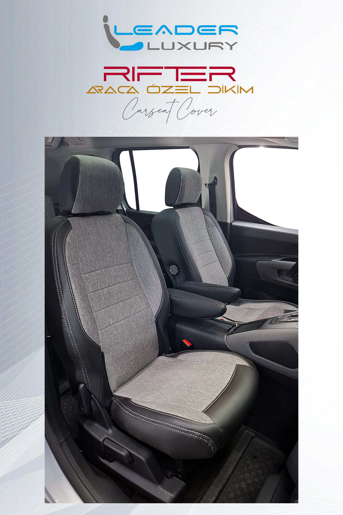 PEUGEOT RIFTER  ARKA KOLTUK  TEK TEK 3LÜ KETEN. DERİ FÜME