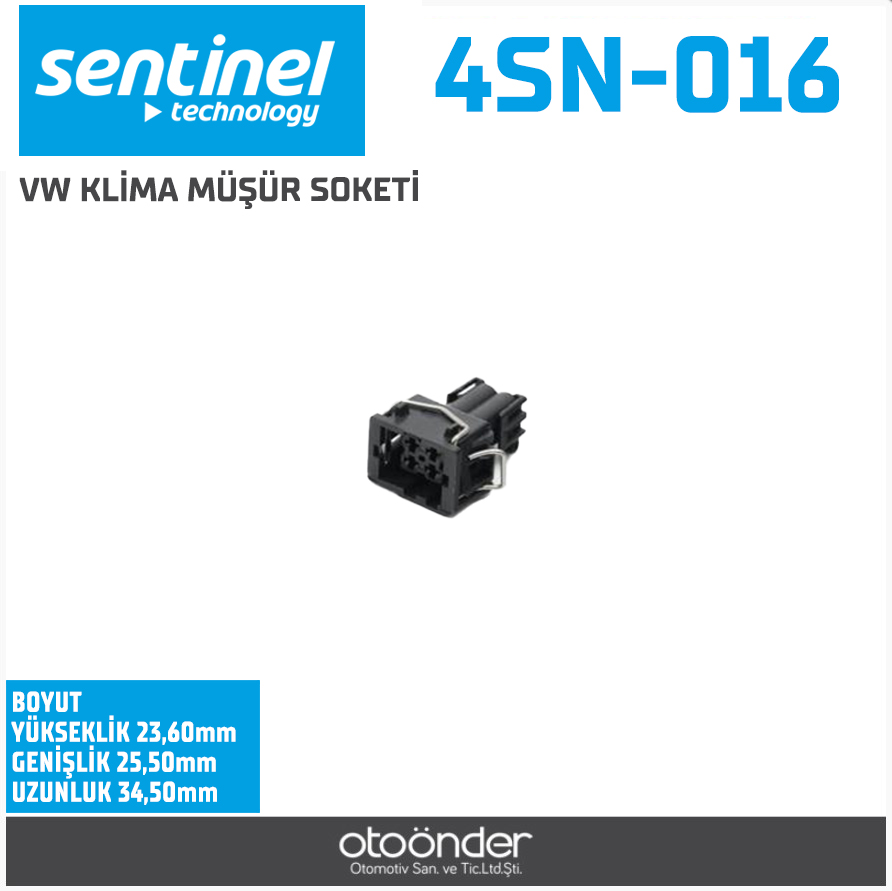 KLİMA MÜŞÜR SOKETİ[FORD / RENAULT / VOLKSWAGEN]