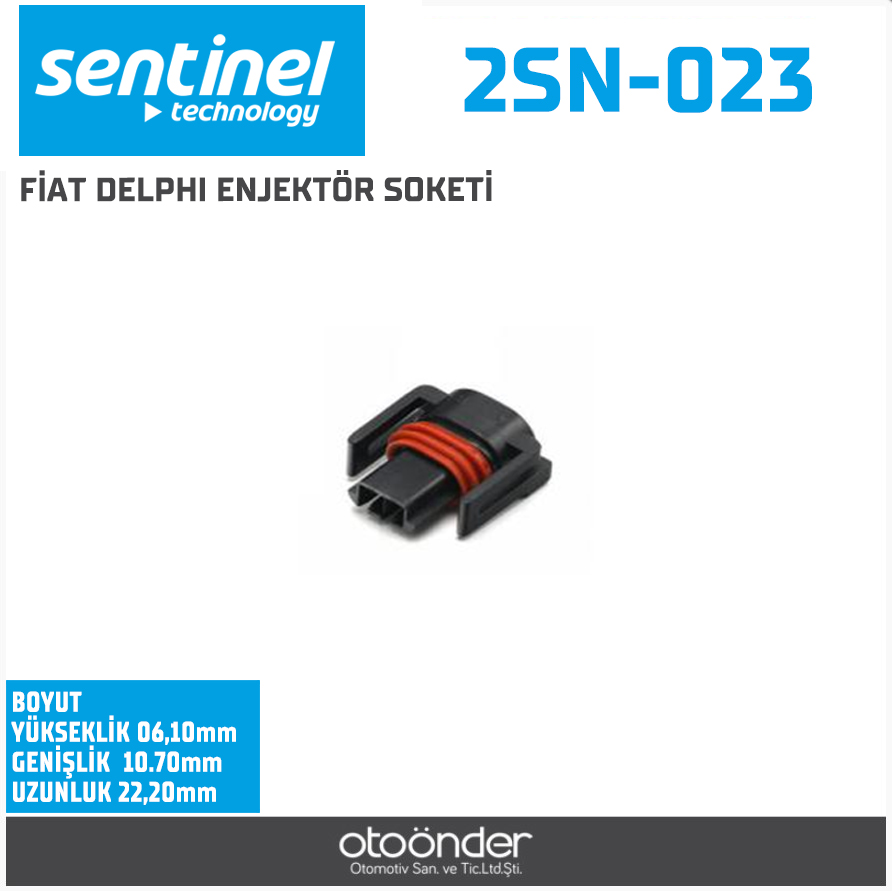 DELPHİ TİP ENJEKTÖR SOKETİ[CATERPILLAR / FIAT /. LANCIA / TOFAŞ]