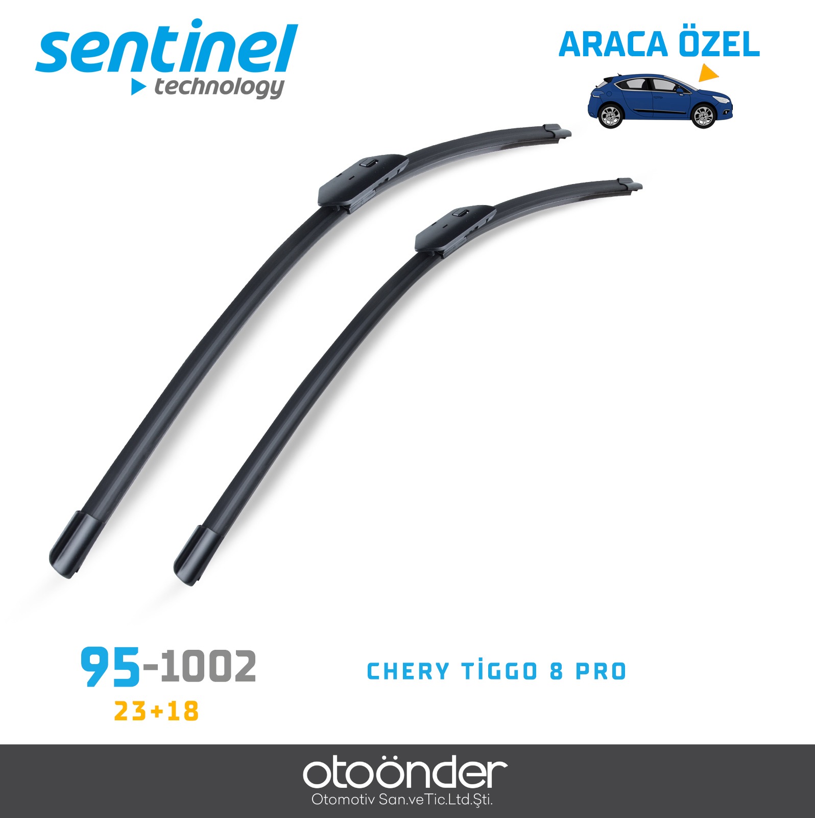 SÜPÜRGE TK ÖN CHERY TİGGO 8  PRO   23"+18"