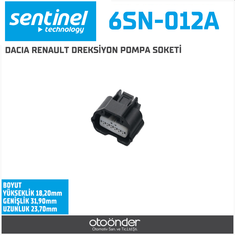 DACIA RENAULT DREKSİYON POMPA SOKETİ