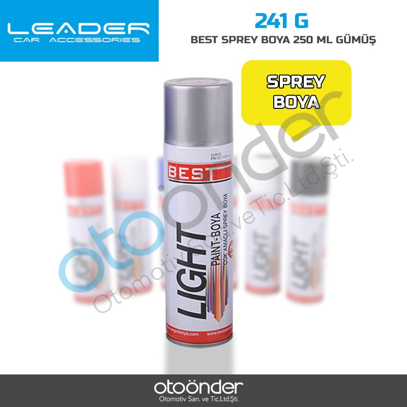 BEST SPREY BOYA 250ML GÜMÜŞ