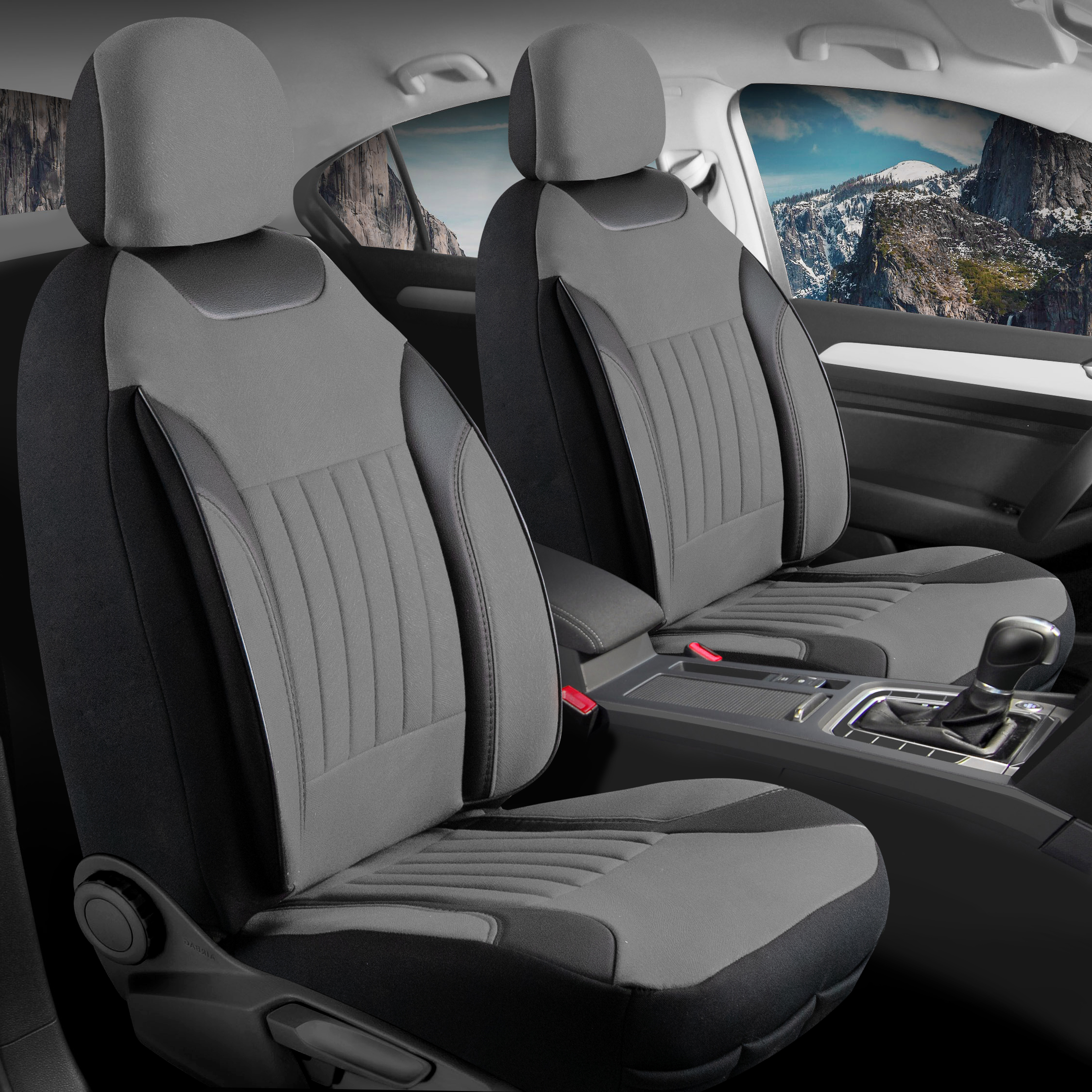 EDİTİON TAY TÜYÜ OTO KILIFI FERMUARLI. FÜME