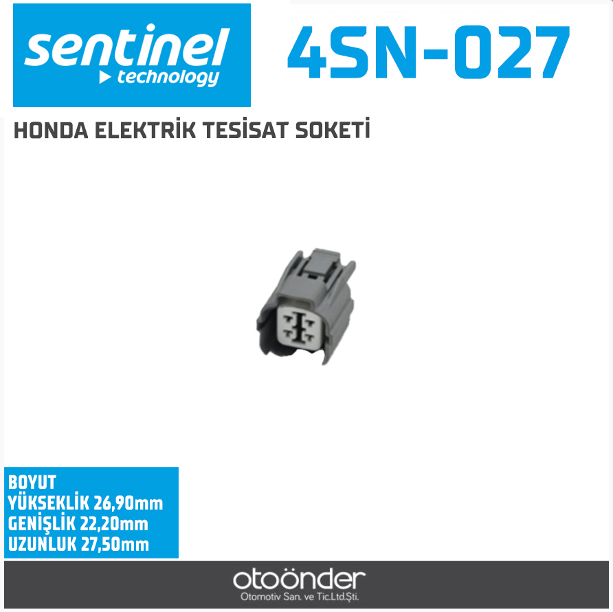 HONDA ELEKTRİK TESİSAT SOKETİ