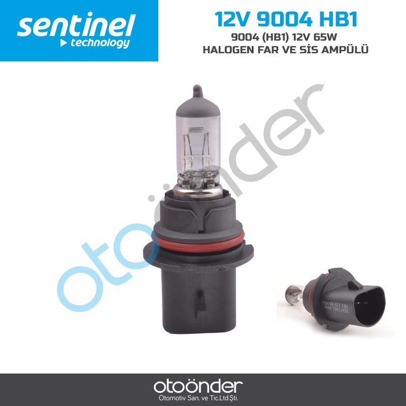 9004 (HB1) 12V 65/45W HALOGEN FAR VE SİS AMPÜLÜ