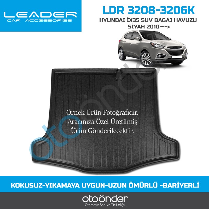 HYUNDAI İX35 SUV BAGAJ HAVUZU SİYAH 2010-2018