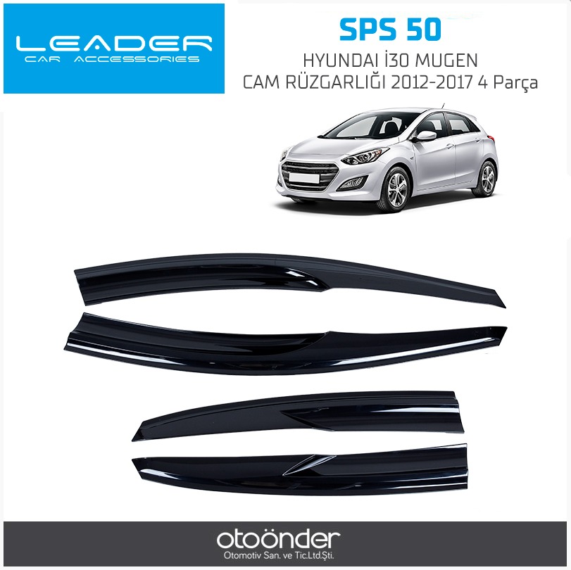 HYUNDAI İ30 MUGEN CAM RÜZGARLIĞI 2012-2017 4 Parça