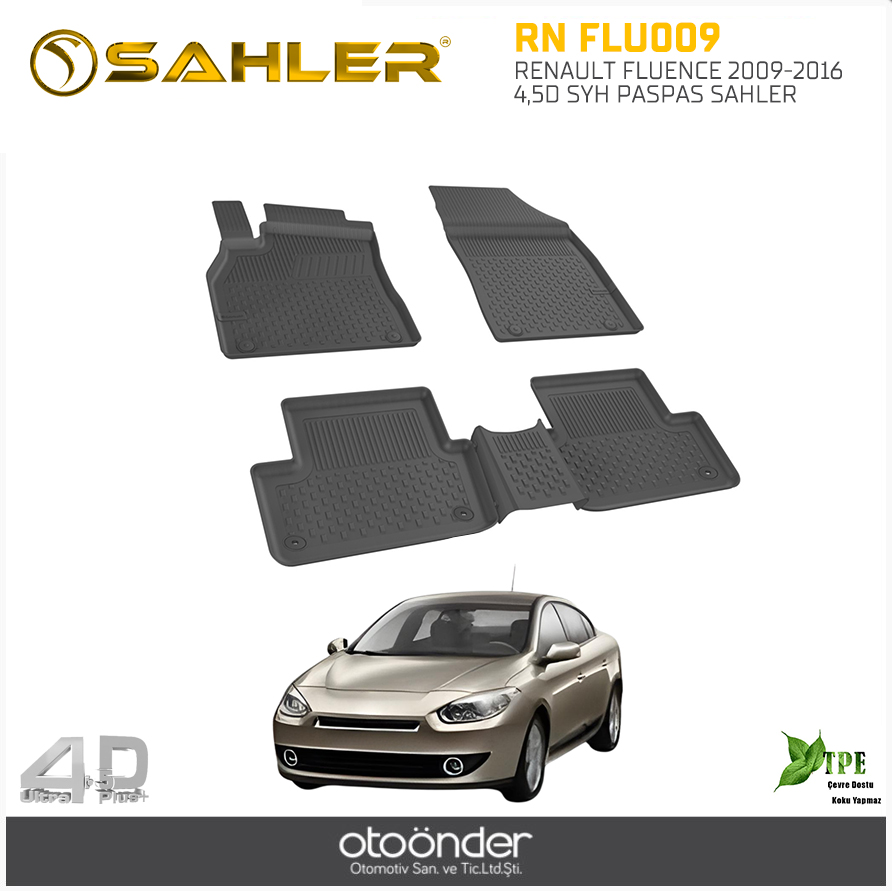 RENAULT FLUENCE 2009-2016 4,5D SYH PASPAS SAHLER