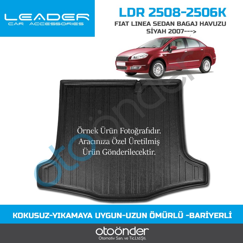 FIAT LINEA SEDAN BAGAJ HAVUZU SİYAH 2007-2020