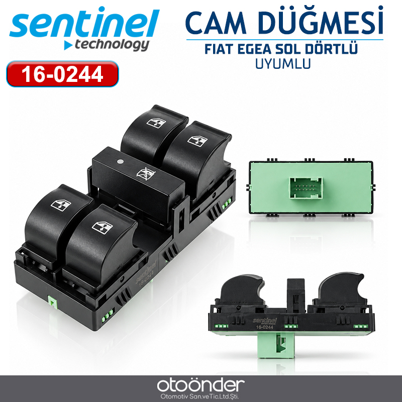 CAM ANAHTARI FIAT EGEA SOL DÖRTLÜ 12 FİŞ
