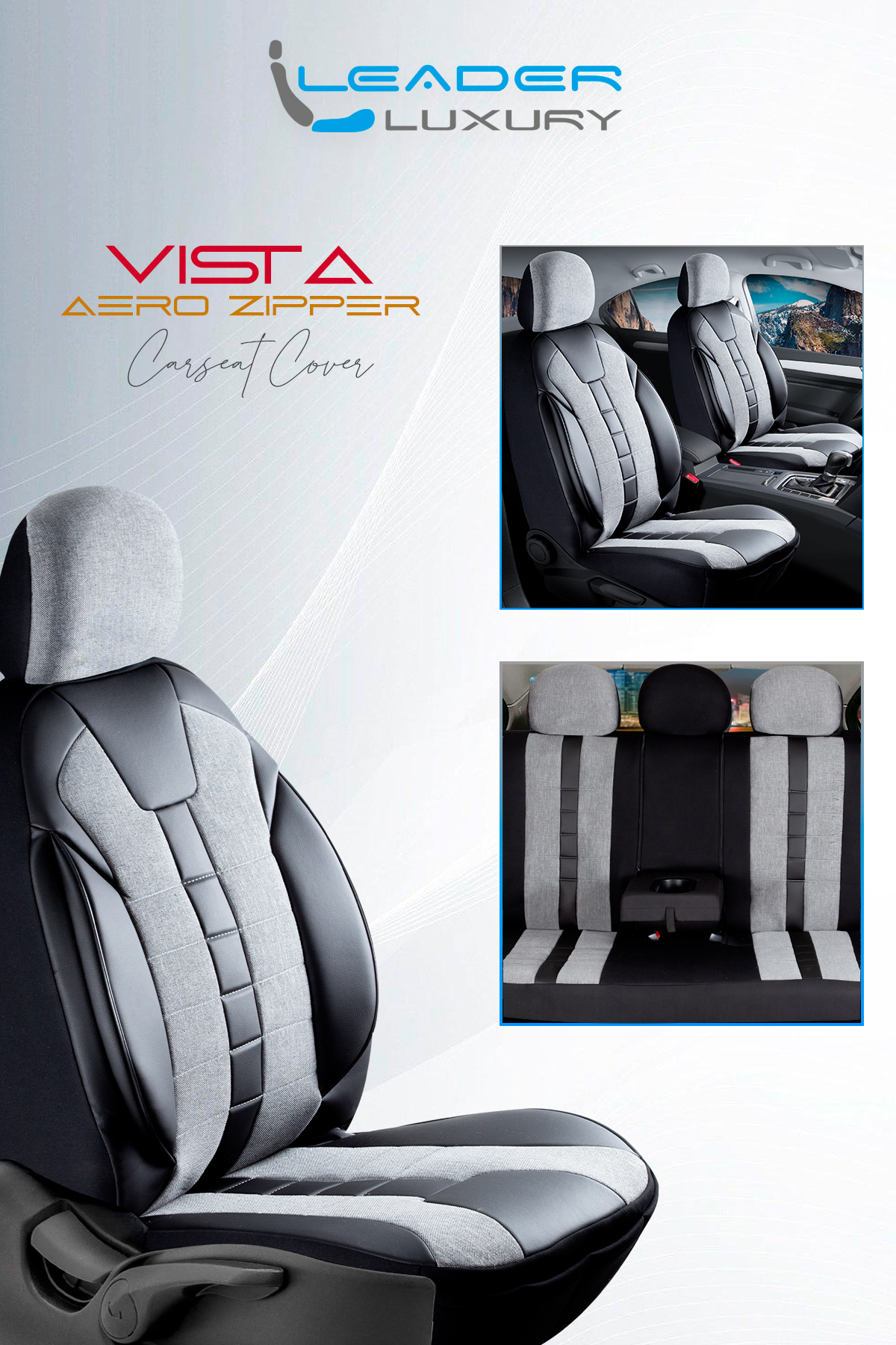 VİSTA OTO KILIFI STANDART FÜME_ LEADER