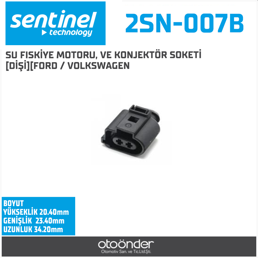 SU FISKİYE MOTORU, VE KONJEKTÖR SOKETİ [DİŞİ][FORD. / VOLKSWAGEN