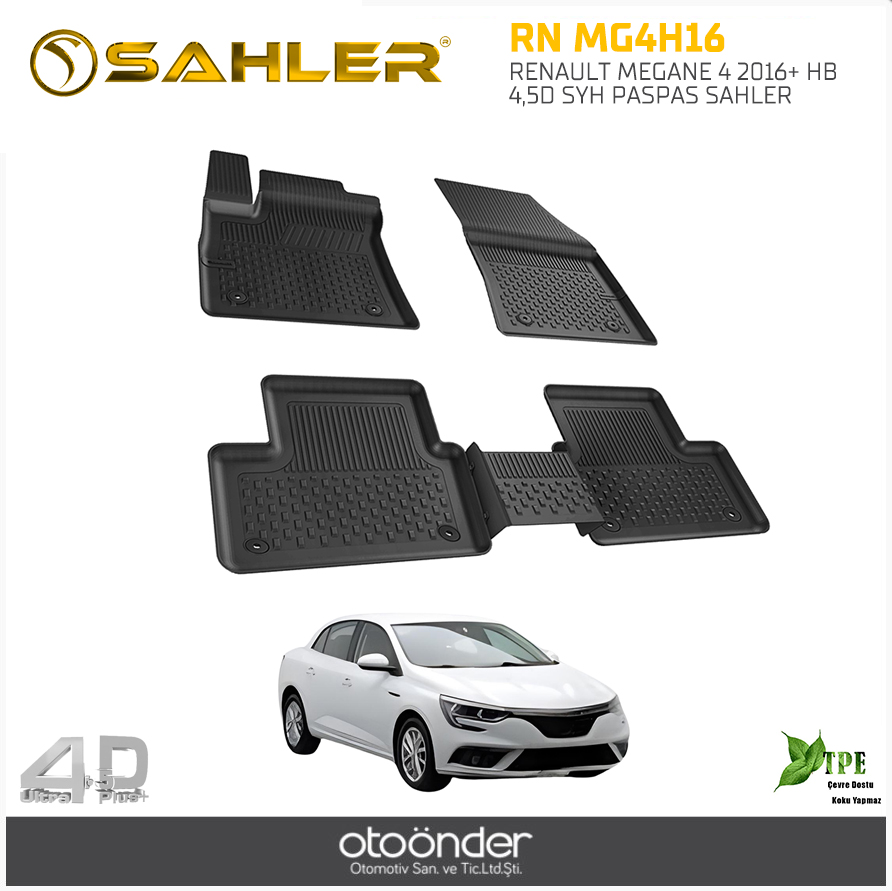 RENAULT MEGANE 4 2016+ HB 4,5D SYH PASPAS SAHLER