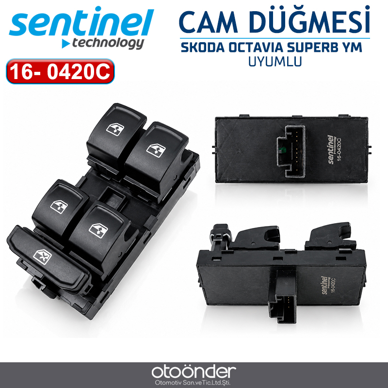 CAM ANAHTARI SKODA OCTAVIA SUPERB YM SOL KROMLU