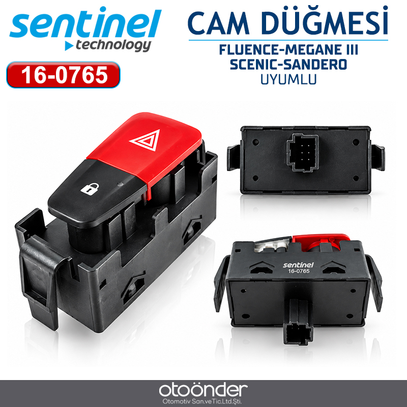 FLAŞÖR ANAHTARI FLUENCE-MEGANE III-SCENIC-SANDEROKIRMIZI 6 FİŞ