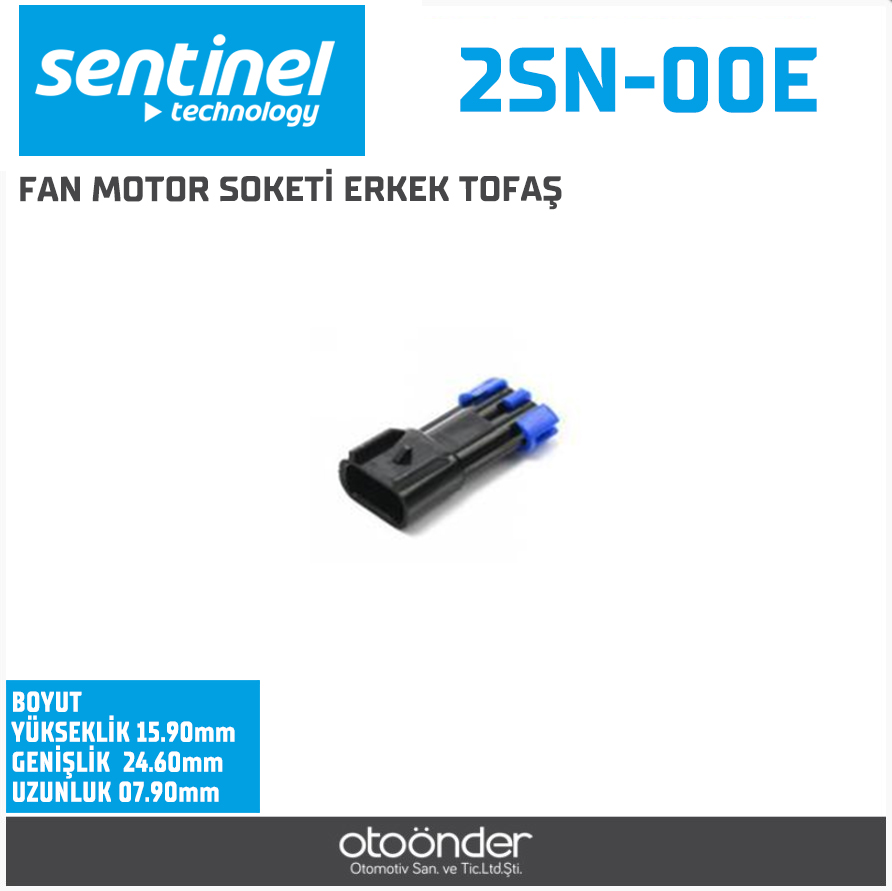 ABS FREN BALATA, FAN MOTOR, GERİ VİTESMÜŞÜR. SOKETİ [ERKEK]