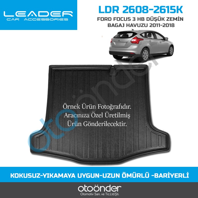 FORD FOCUS 3 HB İNCE STPNE BAGAJ HAVUZU 2011-2014DÜŞÜK ZEMİN