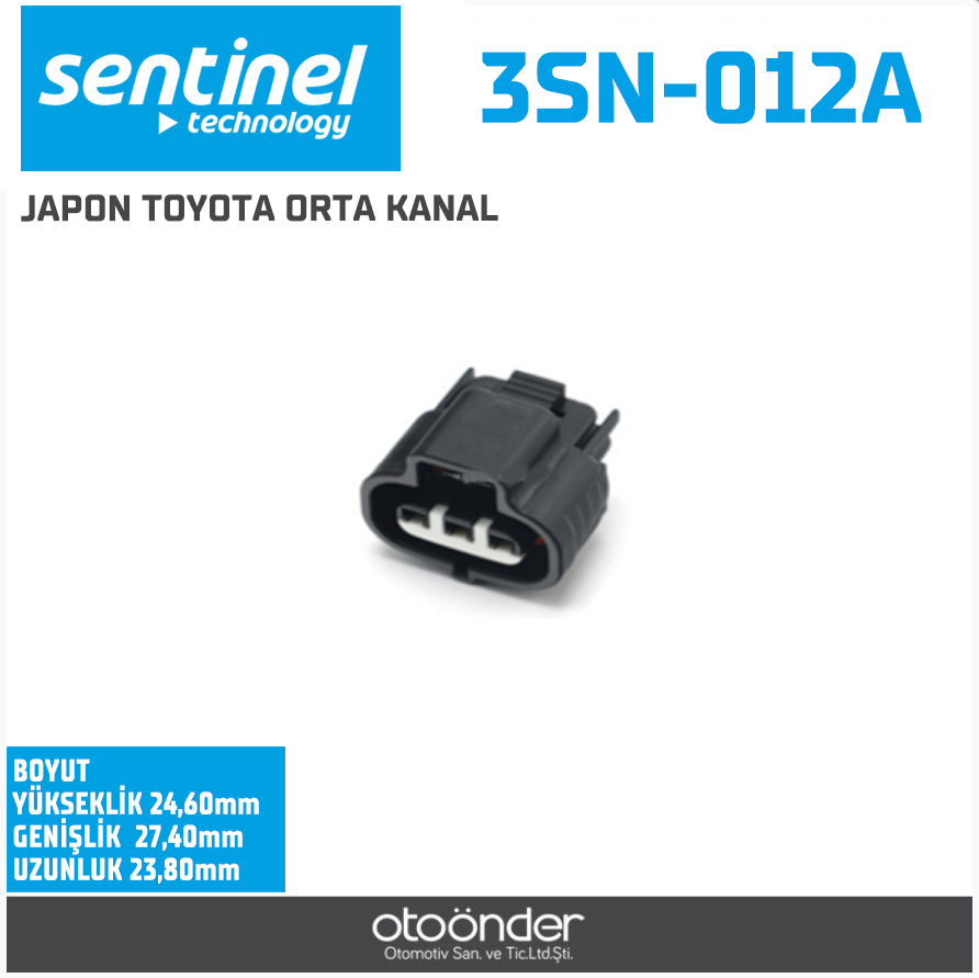TURBO MAP SENSÖRÜ SOKETİ[TOYOTA]