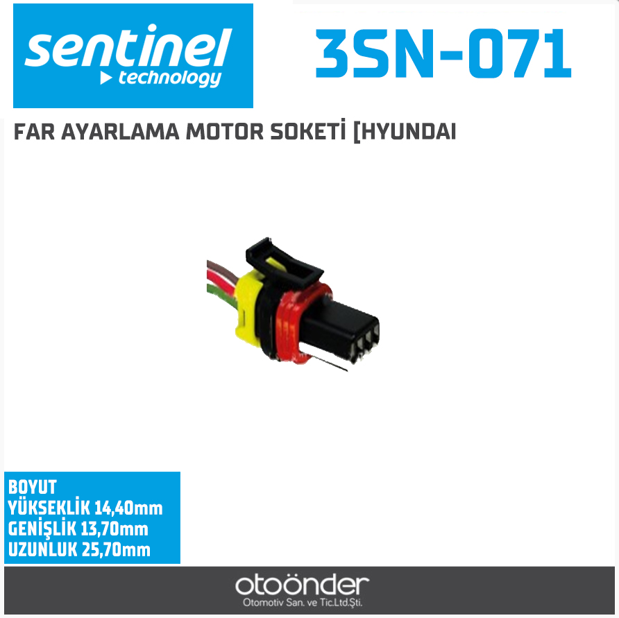 FAR AYARLAMA MOTOR SOKETİ [HYUNDAI