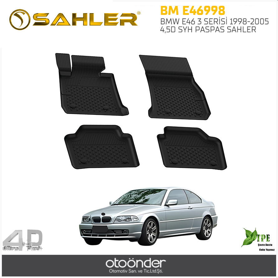 BMW E46 3 SERİSİ 1998-2005 4,5D SYH PASPAS SAHLER