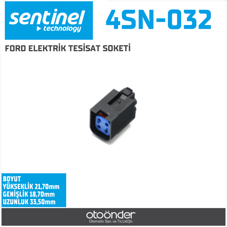 FORD ELEKTRİK TESİSAT SOKETİ